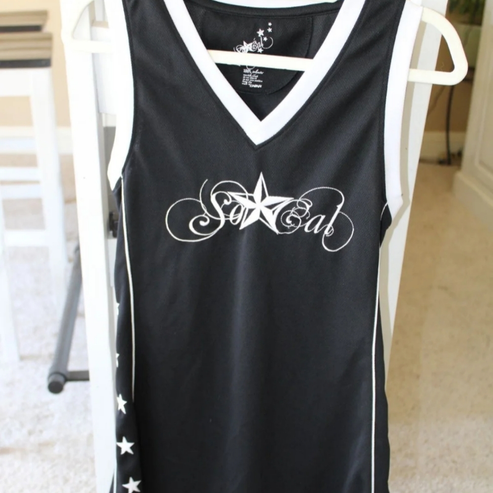 No Fear black and white dress